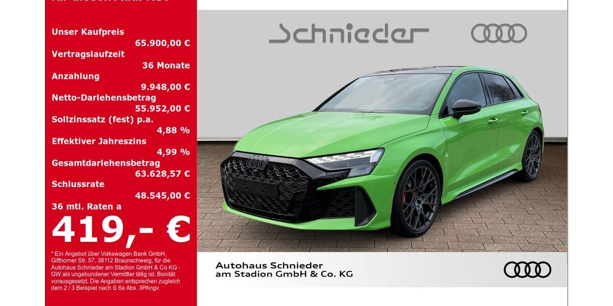 Audi RS3 3.000 km 65.900 &euro; Herford 32052