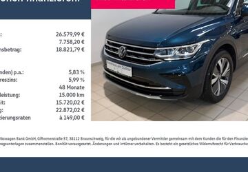 VW Tiguan 95.425 km 26.580 &euro; Rietberg 33397
