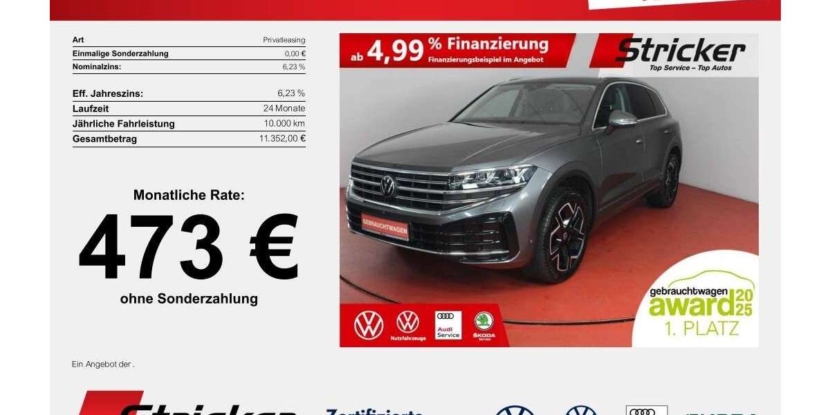 VW Touareg 24.855 km 50.449 &euro; Detmold 32760