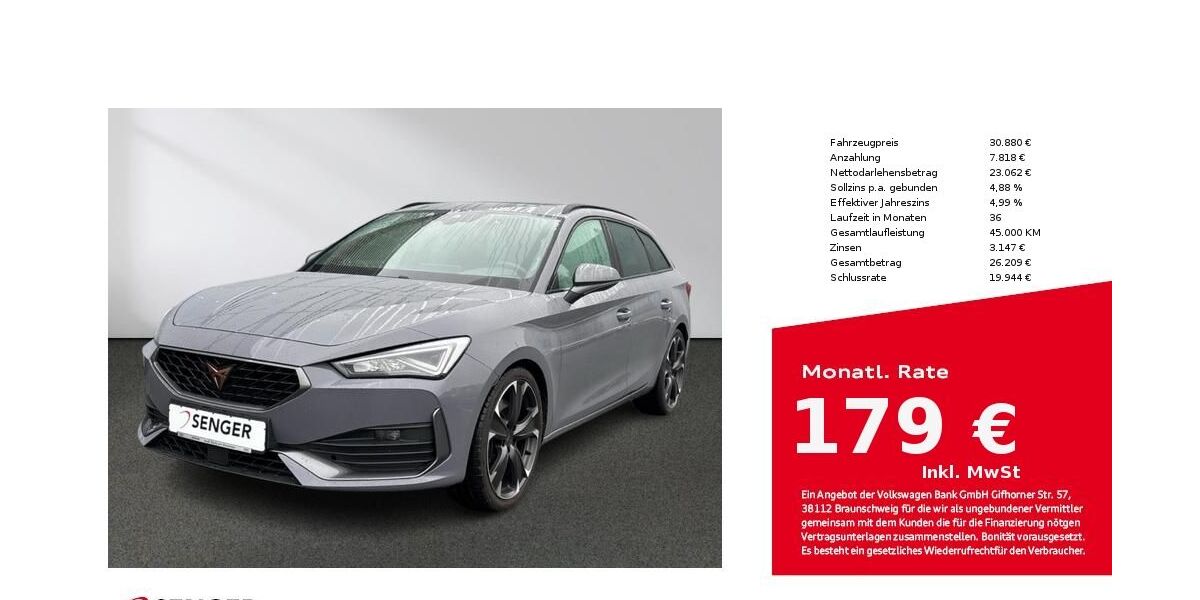 Cupra Leon 44.941 km 29.880 &euro; Bielefeld 33609