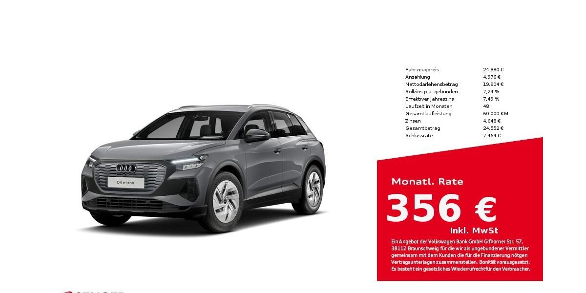 Audi Q4 e-tron 31.000 km 24.880 &euro; Bielefeld 33609