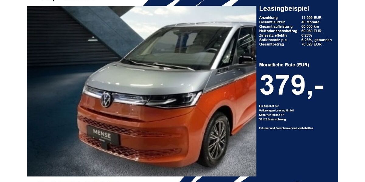 VW T7 Multivan 21.750 km 58.960 &euro; Gütersloh 33334