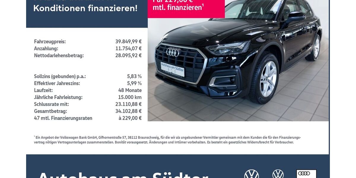 Audi Q5 19.500 km 39.850 &euro; Rietberg 33397