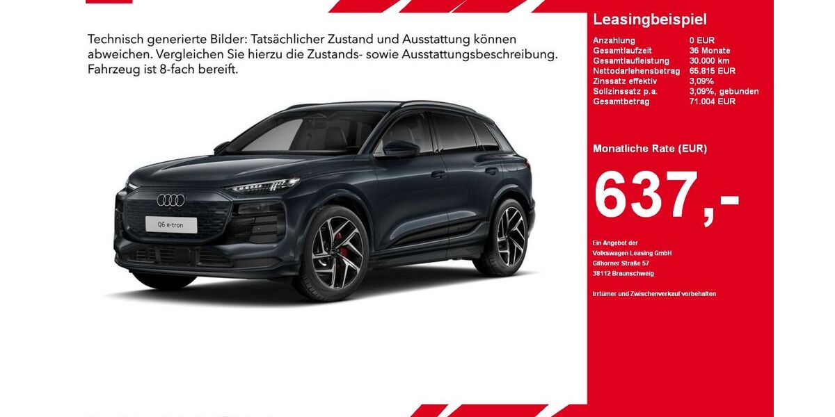 Audi Q6 e-tron 14.676 km 65.815 &euro; Gütersloh 33334