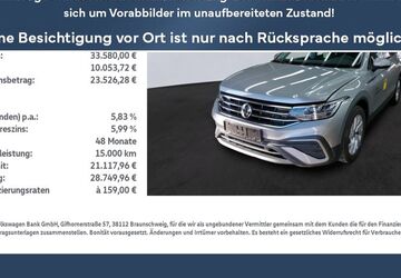 VW Tiguan Allspace 25.144 km 33.580 &euro; Rietberg 33397