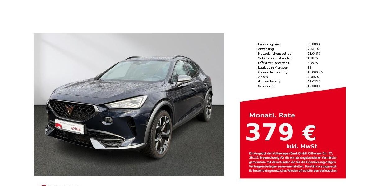 Cupra Formentor 43.690 km 28.880 &euro; Bielefeld 33609