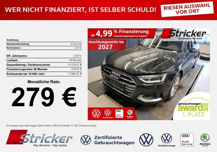 Audi A4 49.458 km 25.949 &euro; Detmold 32760