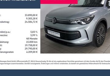 VW Tiguan 39.500 km 32.980 &euro; Rietberg 33397