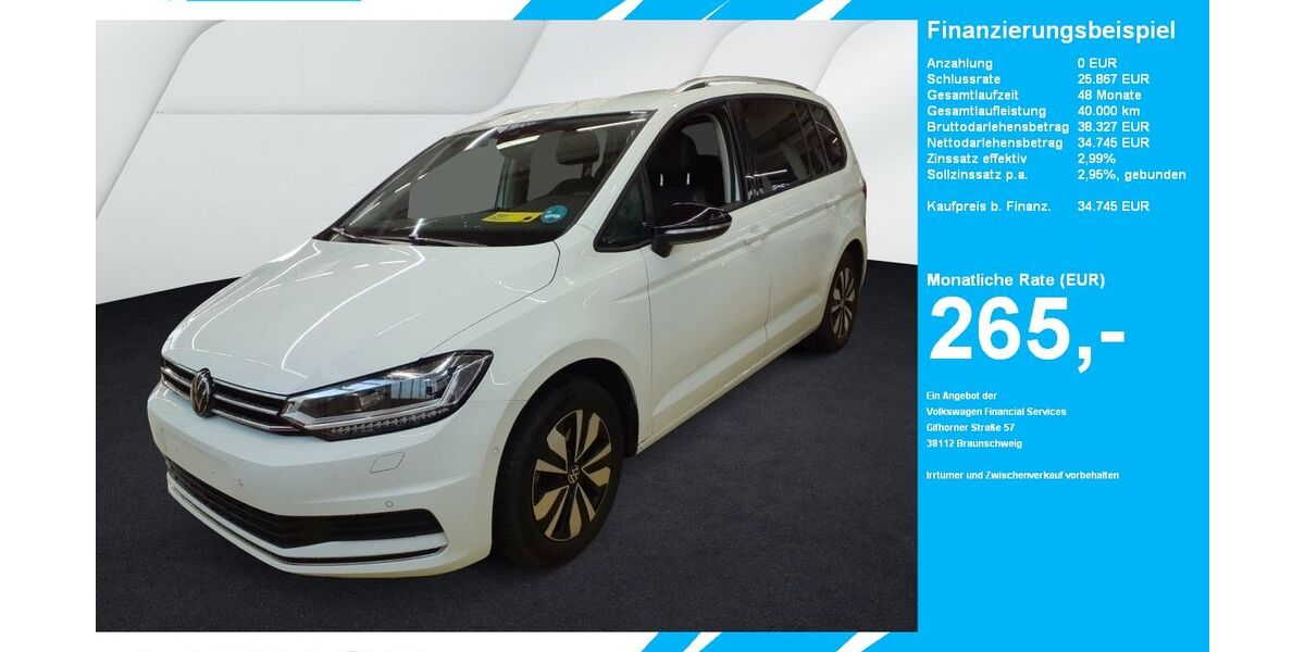 VW Touran 16.630 km 34.745 &euro; Gütersloh 33334