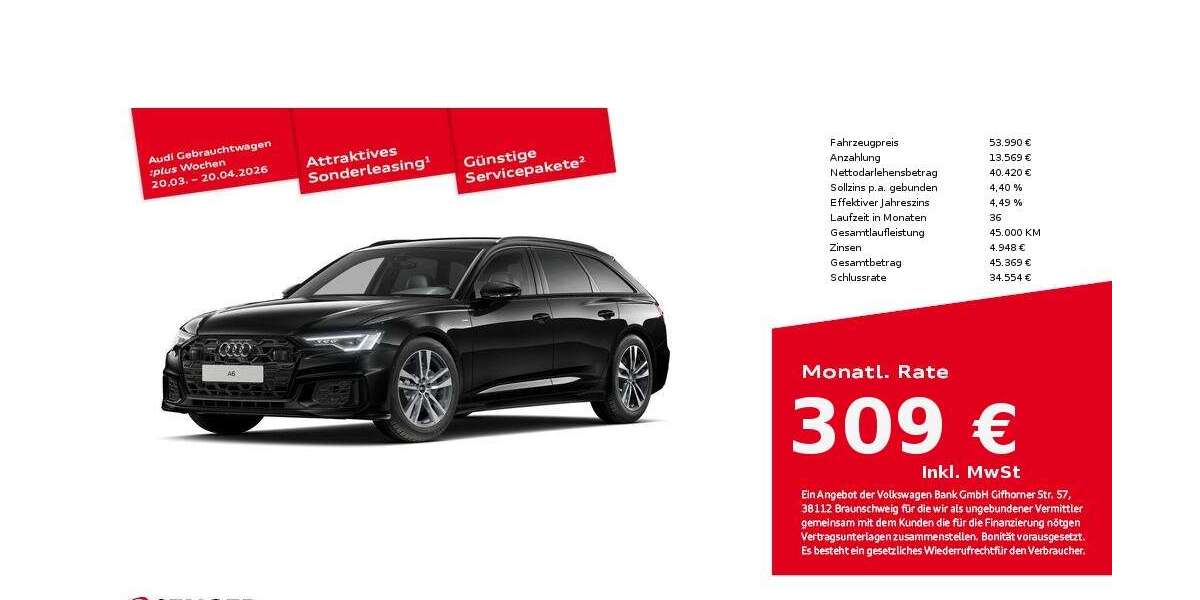 Audi A6 30.465 km 53.999 &euro; Bielefeld 33609