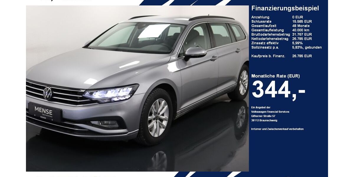 VW Passat Variant 45.000 km 26.785 &euro; Gütersloh 33334