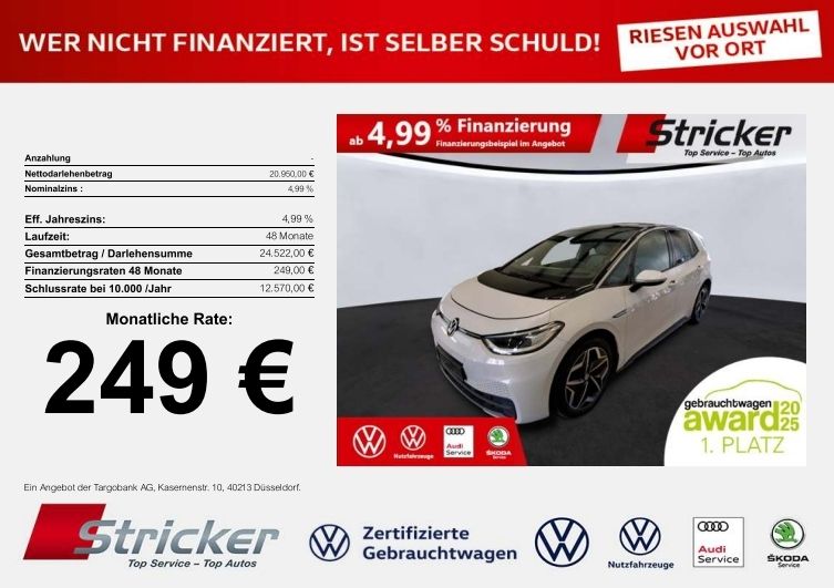 VW ID.3 41.857 km 20.949 &euro; Detmold 32760