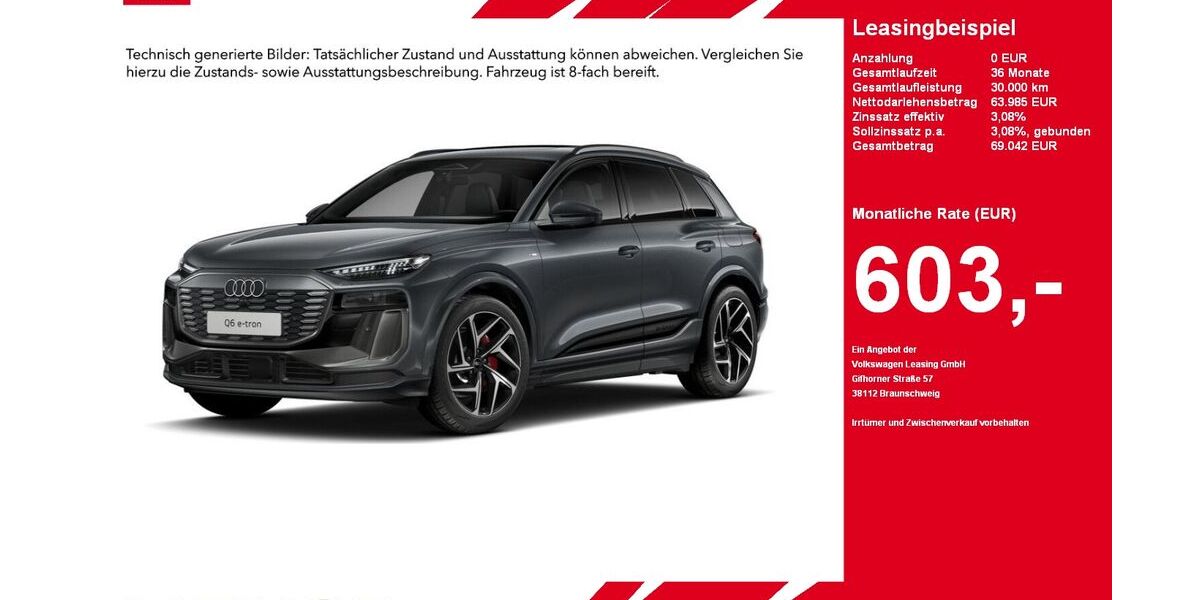 Audi Q6 e-tron 8.420 km 63.985 &euro; Gütersloh 33334