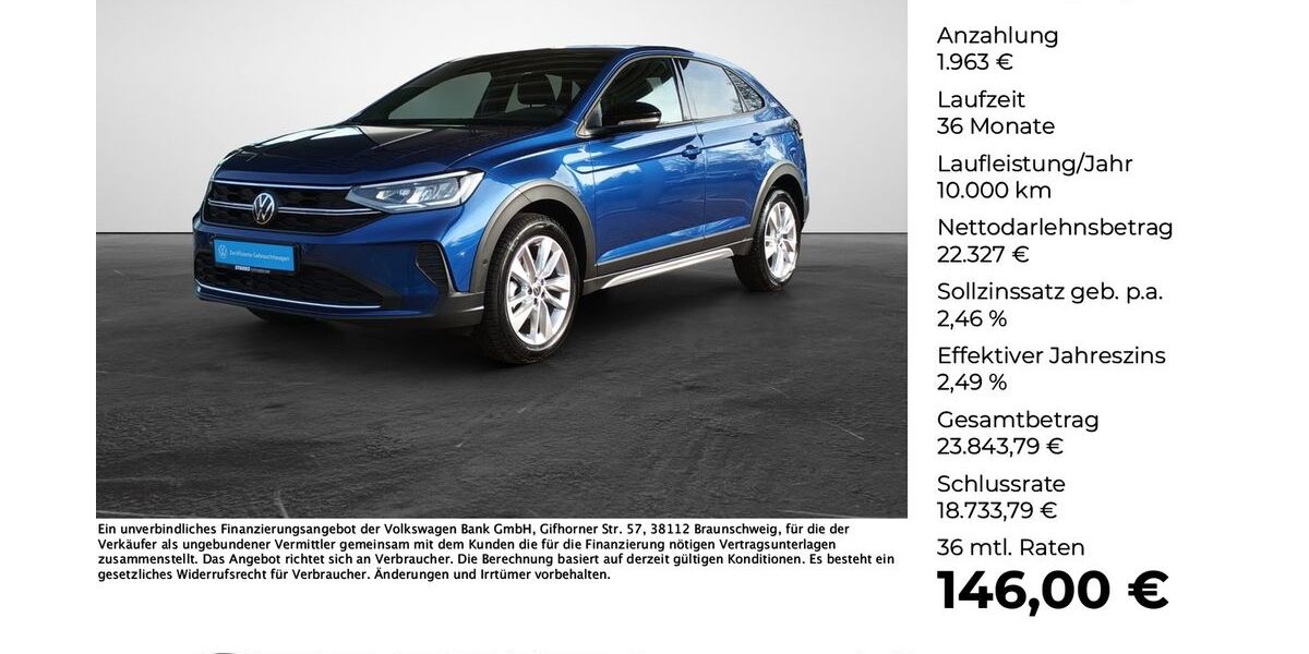 VW Taigo 1.896 km 23.950 &euro; Versmold 33775