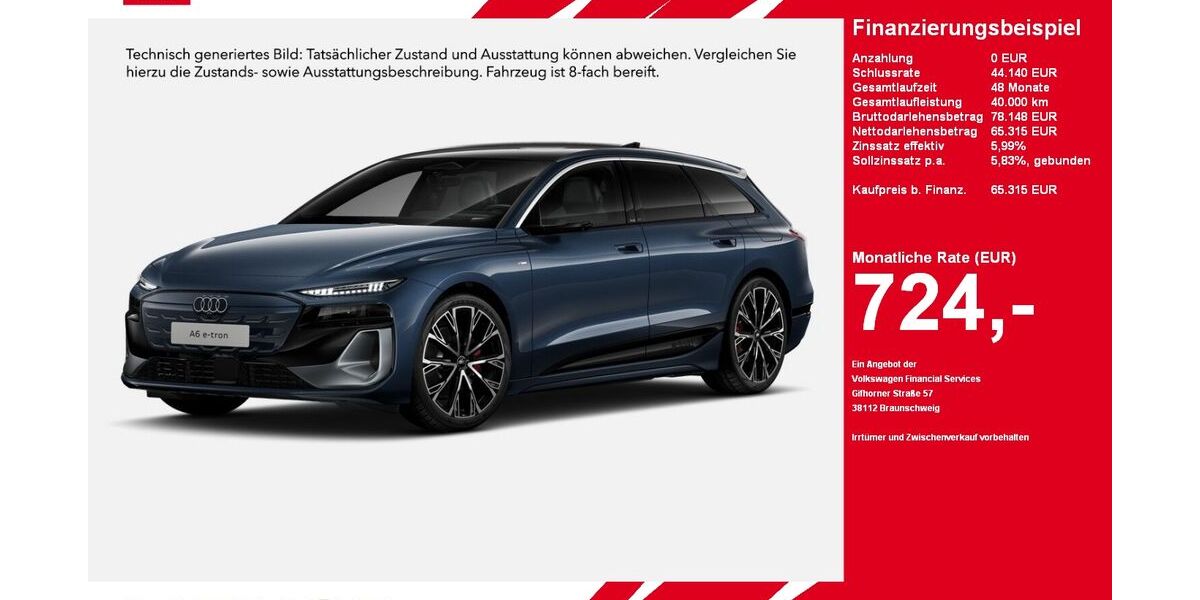 Audi A6 e-tron 8.058 km 65.315 &euro; Gütersloh 33334