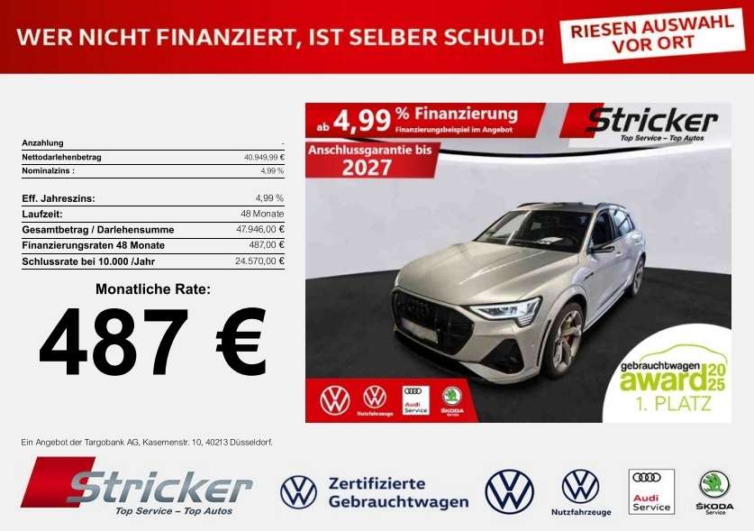 Audi e-tron 25.322 km 40.949 &euro; Detmold 32760