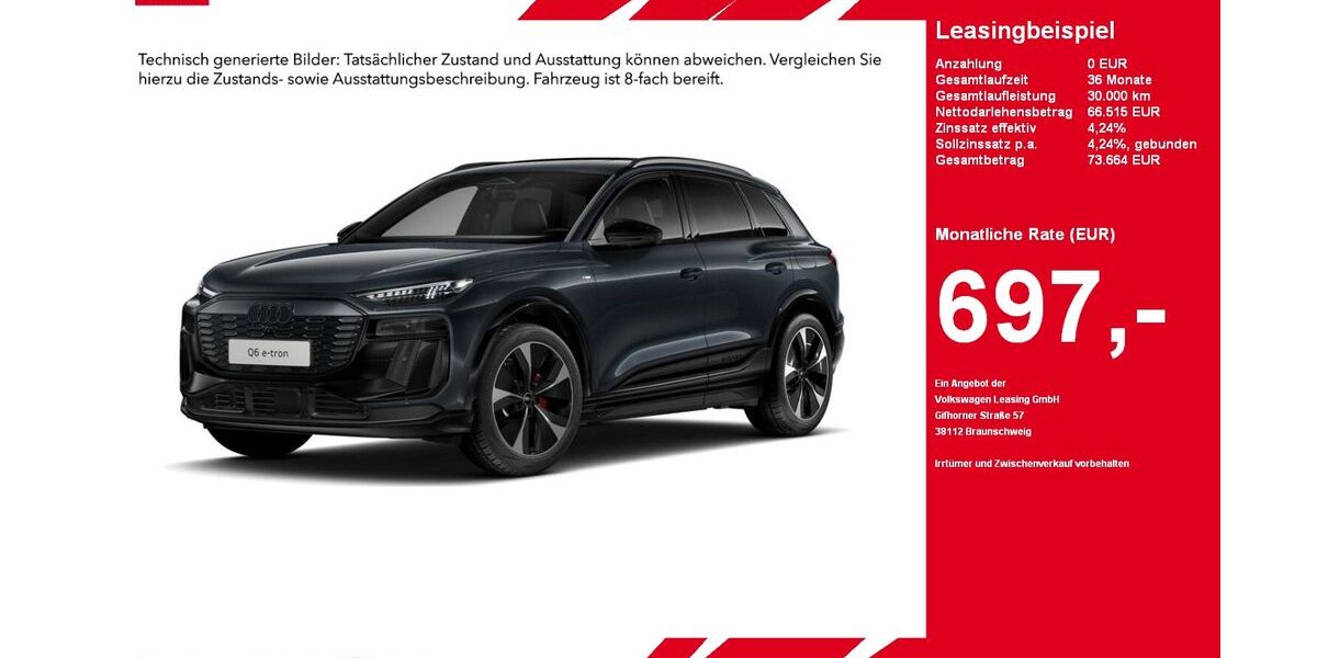 Audi Q6 e-tron 11.995 km 66.515 &euro; Gütersloh 33334
