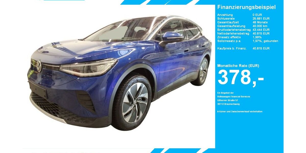 VW ID.4 10.250 km 40.815 &euro; Gütersloh 33334