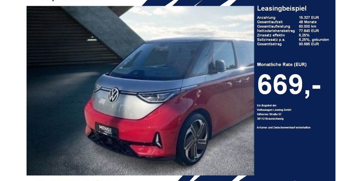 VW ID. Buzz 9.750 km 77.840 &euro; Gütersloh 33334