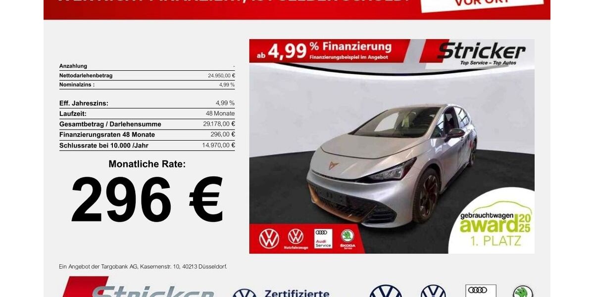Cupra Born 31.744 km 23.989 &euro; Detmold 32760