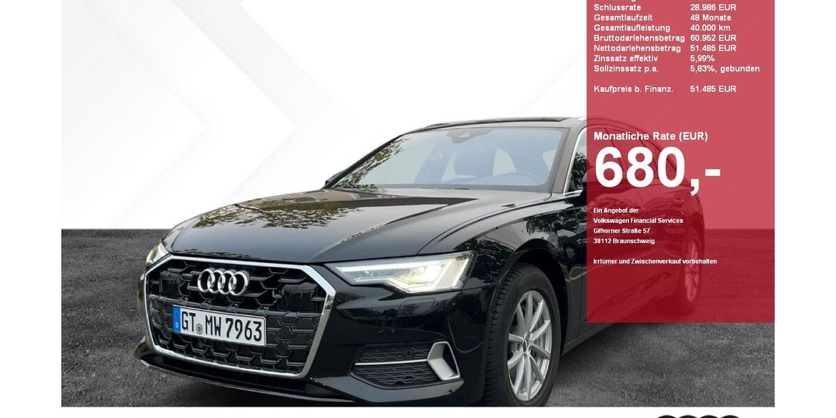 Audi A6 39.000 km 51.485 &euro; Gütersloh 33330