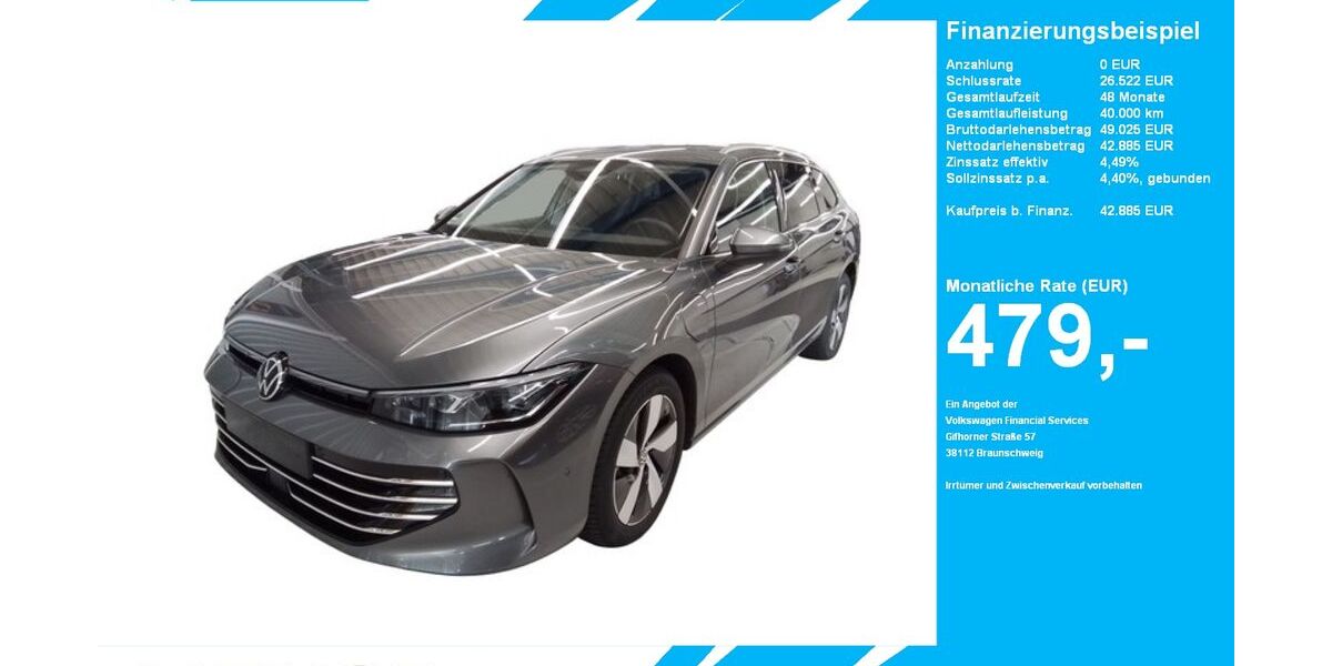 VW Passat Variant 15.914 km 42.885 &euro; Gütersloh 33334