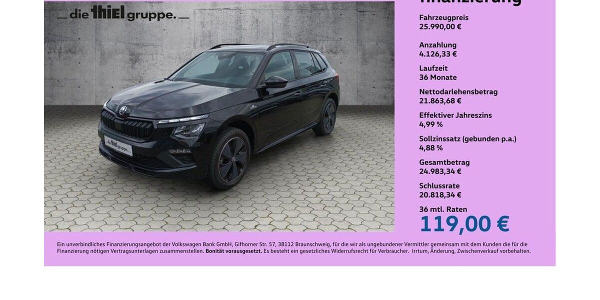 Skoda Kamiq 16.100 km 24.490 &euro; Rheda-Wiedenbrück 33378