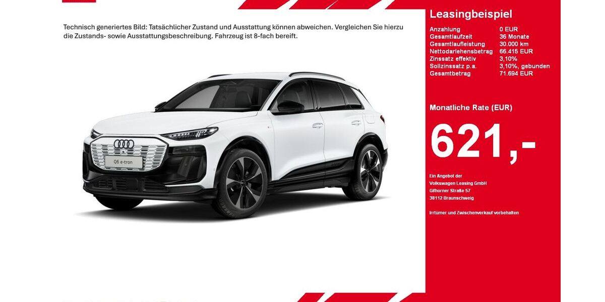 Audi Q6 e-tron 10.836 km 66.415 &euro; Gütersloh 33334