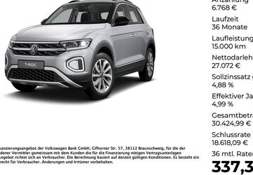 VW T-Roc 9.990 km 33.840 &euro; Versmold 33775