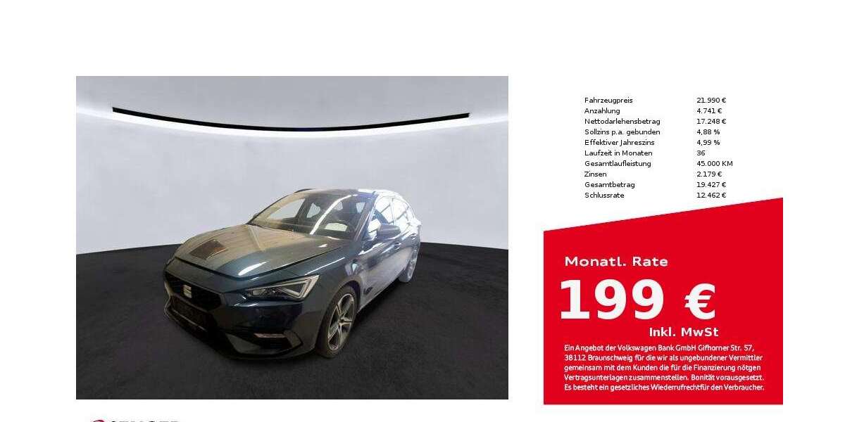 Seat Leon 83.648 km 21.990 &euro; Bielefeld 33609