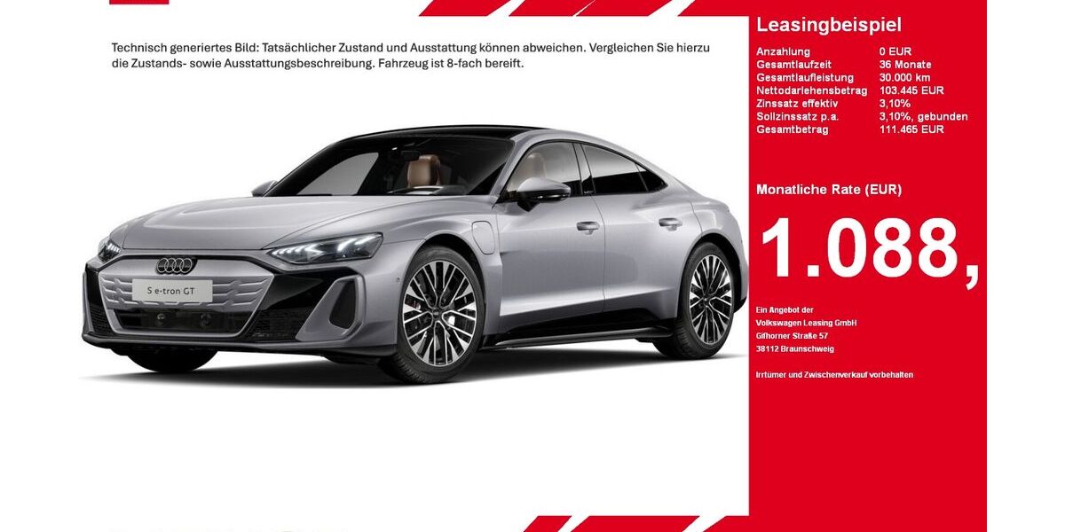 Audi e-tron GT 5.481 km 103.445 &euro; Gütersloh 33334