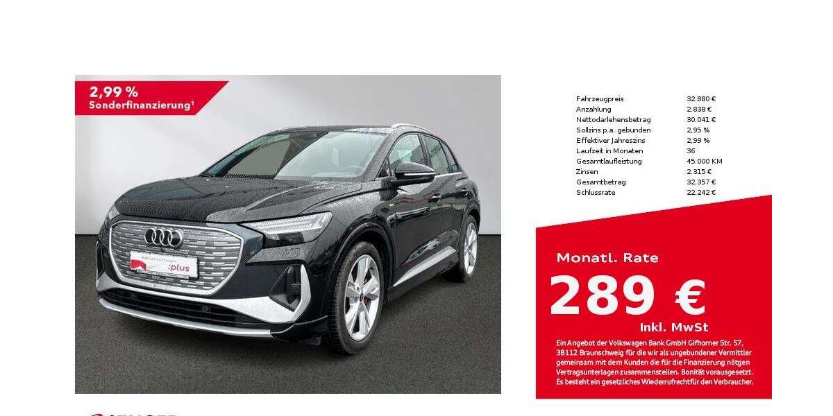 Audi Q4 e-tron 38.916 km 32.880 &euro; Bielefeld 33609