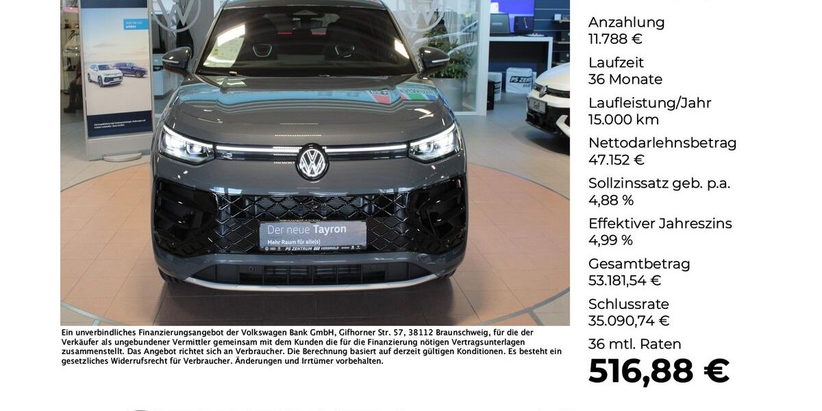 VW Tayron 4.990 km 58.940 &euro; Versmold 33775