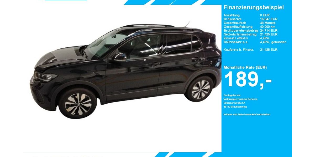 VW T-Cross 4.455 km 21.425 &euro; Gütersloh 33334