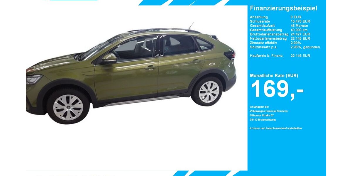 VW Taigo 8.455 km 22.145 &euro; Gütersloh 33334