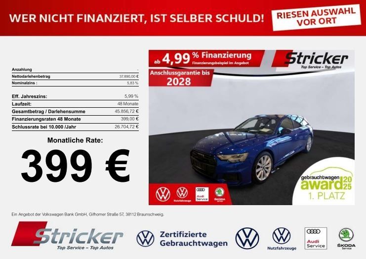 Audi A6 39.349 km 37.889 &euro; Detmold 32760