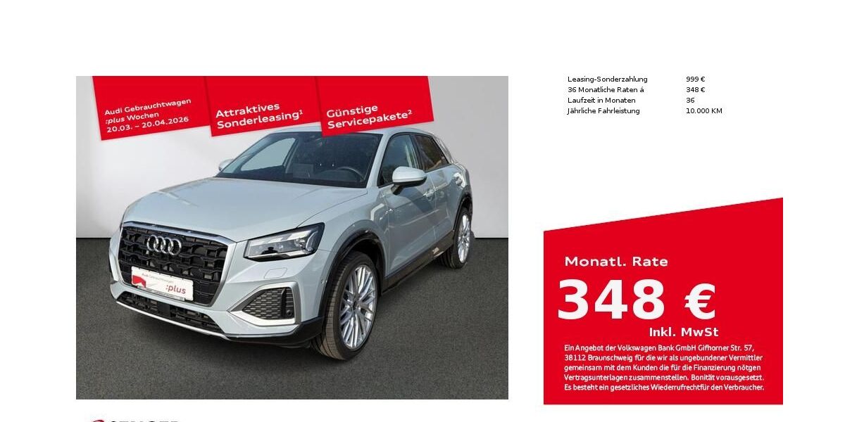Audi Q2 14.135 km 33.480 &euro; Bielefeld 33609