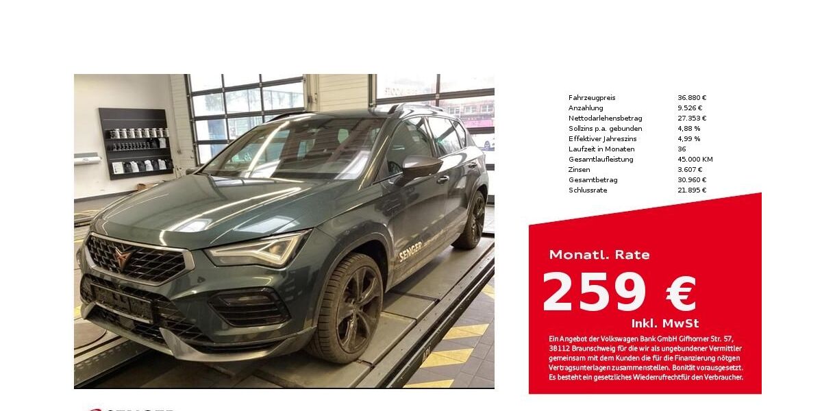 Cupra Ateca 19.263 km 34.880 &euro; Bielefeld 33609