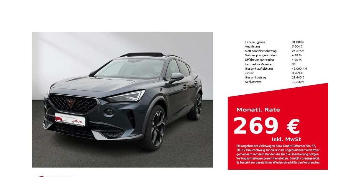 Cupra Formentor 71.967 km 29.980 &euro; Bielefeld 33609