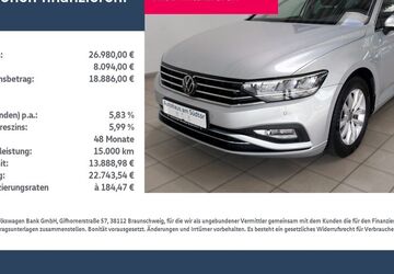 VW Passat Variant 61.873 km 26.980 &euro; Rietberg 33397