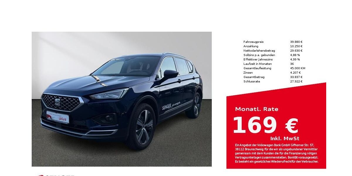 Seat Tarraco 7.930 km 37.880 &euro; Bielefeld 33609