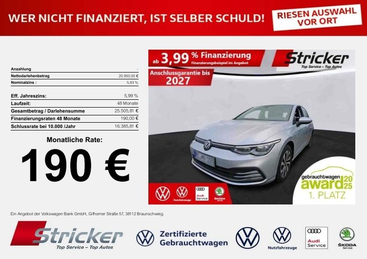 VW Golf 40.998 km 20.949 &euro; Detmold 32760
