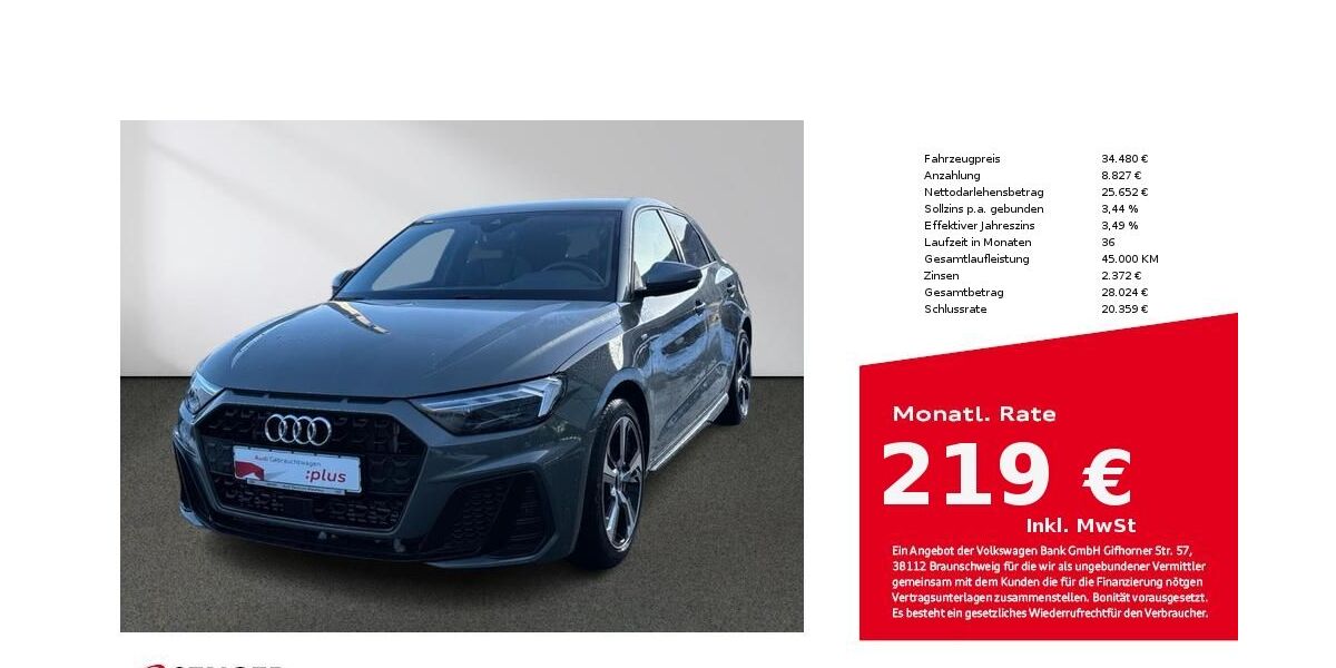Audi A1 7.232 km 32.980 &euro; Bielefeld 33609