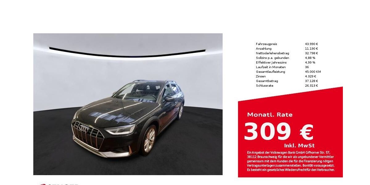 Audi A4 Allroad 56.866 km 43.990 &euro; Bielefeld 33609