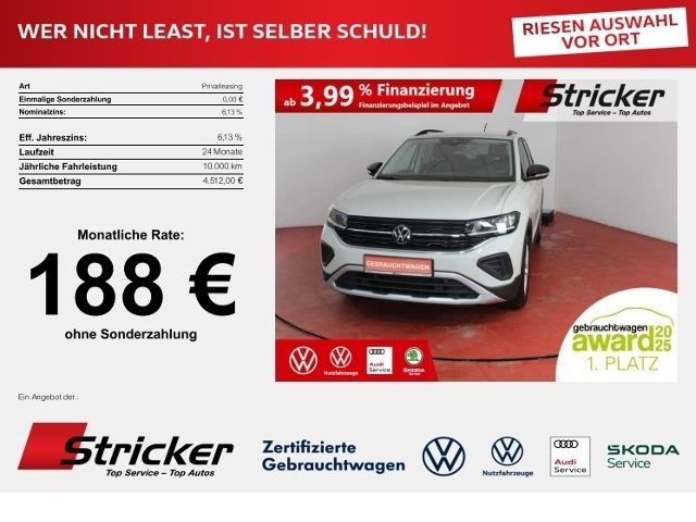VW T-Cross 17.262 km 19.474 &euro; Detmold 32760
