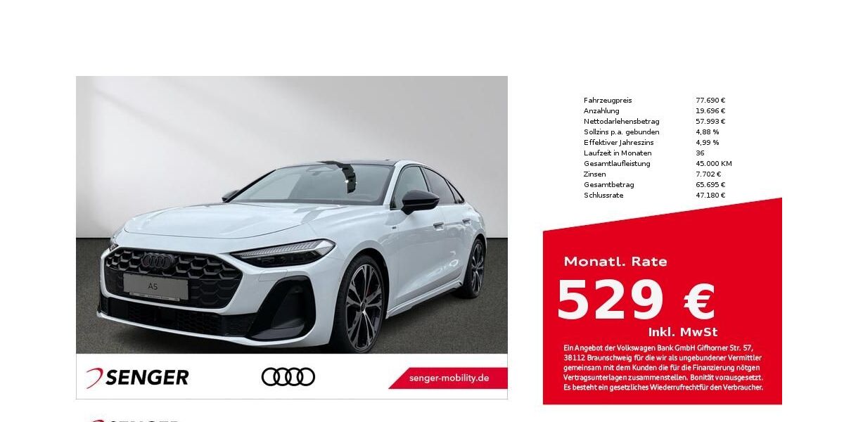 Audi A5 4.900 km 75.690 &euro; Bielefeld 33609