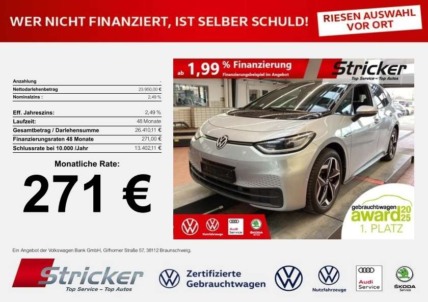 VW ID.3 40.128 km 23.949 &euro; Detmold 32760