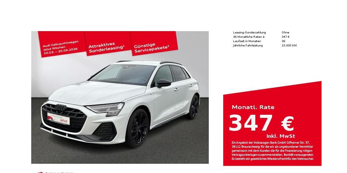 Audi A3 3.403 km 37.280 &euro; Bielefeld 33609