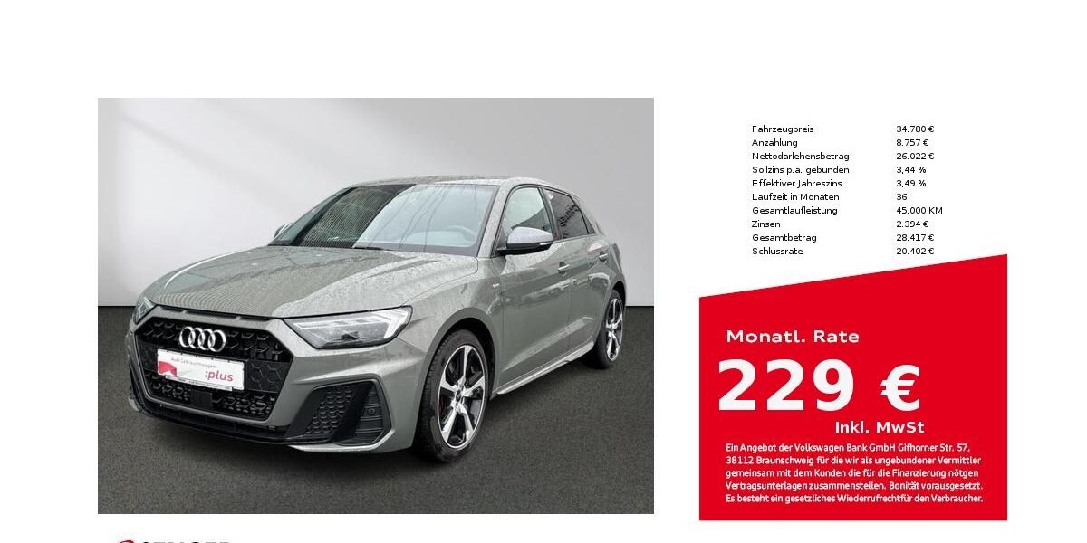 Audi A1 5.395 km 34.480 &euro; Bielefeld 33609